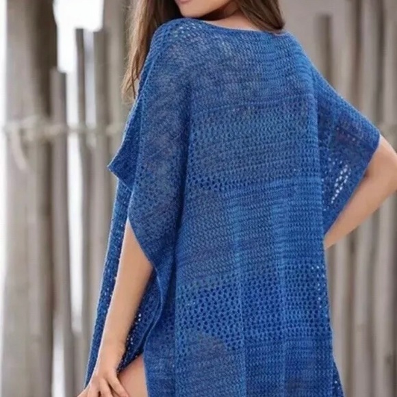 New Venus Knit Swimsuit Cover-up Crochet Tunic - Picture 8 of 10